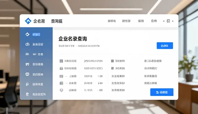 如何通过名录查询优化供需匹配效率